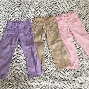 3 pairs of Children’s Place Size 4 pants